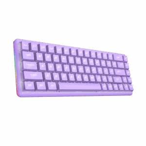 Tastatura gaming RAMPAGE REBEL purple, Mechanical, Low Profile, red switch, US Layout, Rainbow