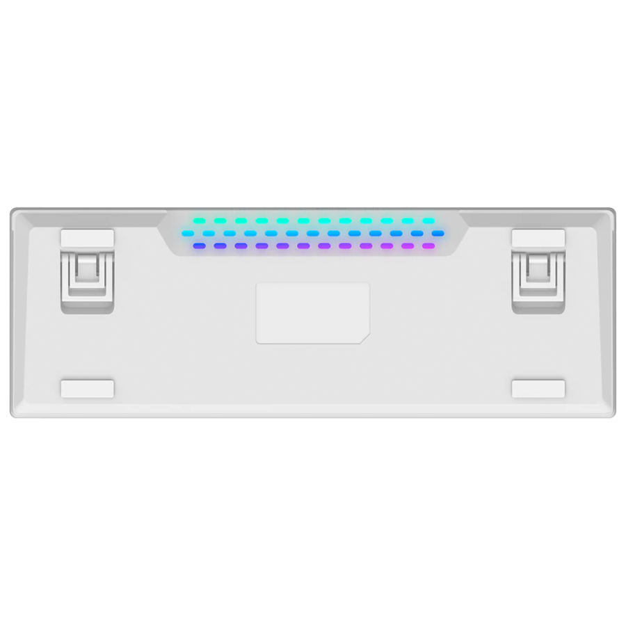 Tastatura gaming RAMPAGE RADIANT K11 white, red switch, Type-C, RGB, US Layout, pudding keycaps, 38969 - Image 6