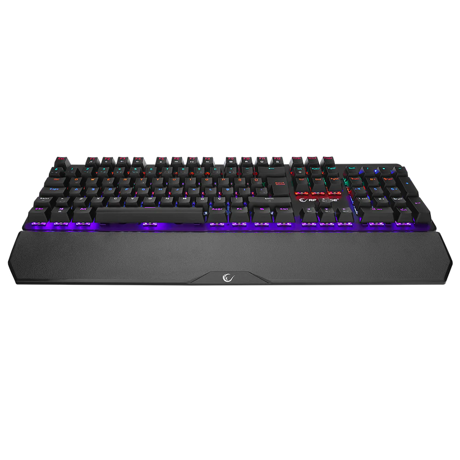 Tastatura gaming RAMPAGE KB-R86 UMBRA Black USB Rainbow Backlit Blue Switch US Layout Mechanical, 40384 - Image 3