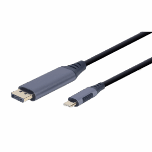 Video adapter kabl Type-C to DisplayPort, space grey, 1.8 m, 4K 60 Hz, GEMBIRD CC-USB3C-DPF-01-6
