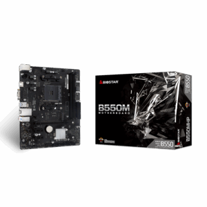 MB BIOSTAR B550MHP, mATX, Soc AM4,  DDR4, M.2, GbE LAN, HDMI, VGA