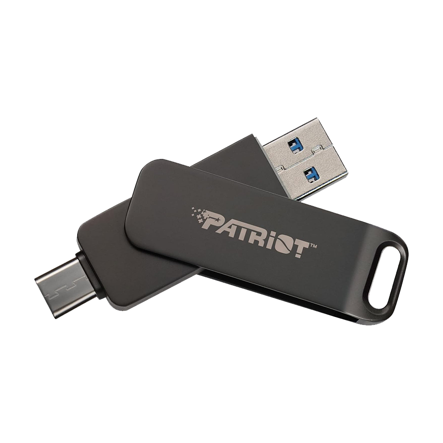 USB Memory stick PATRIOT Rage R550 64GB USB 3.2, Type-A+C Flash PE64GR550DSAD