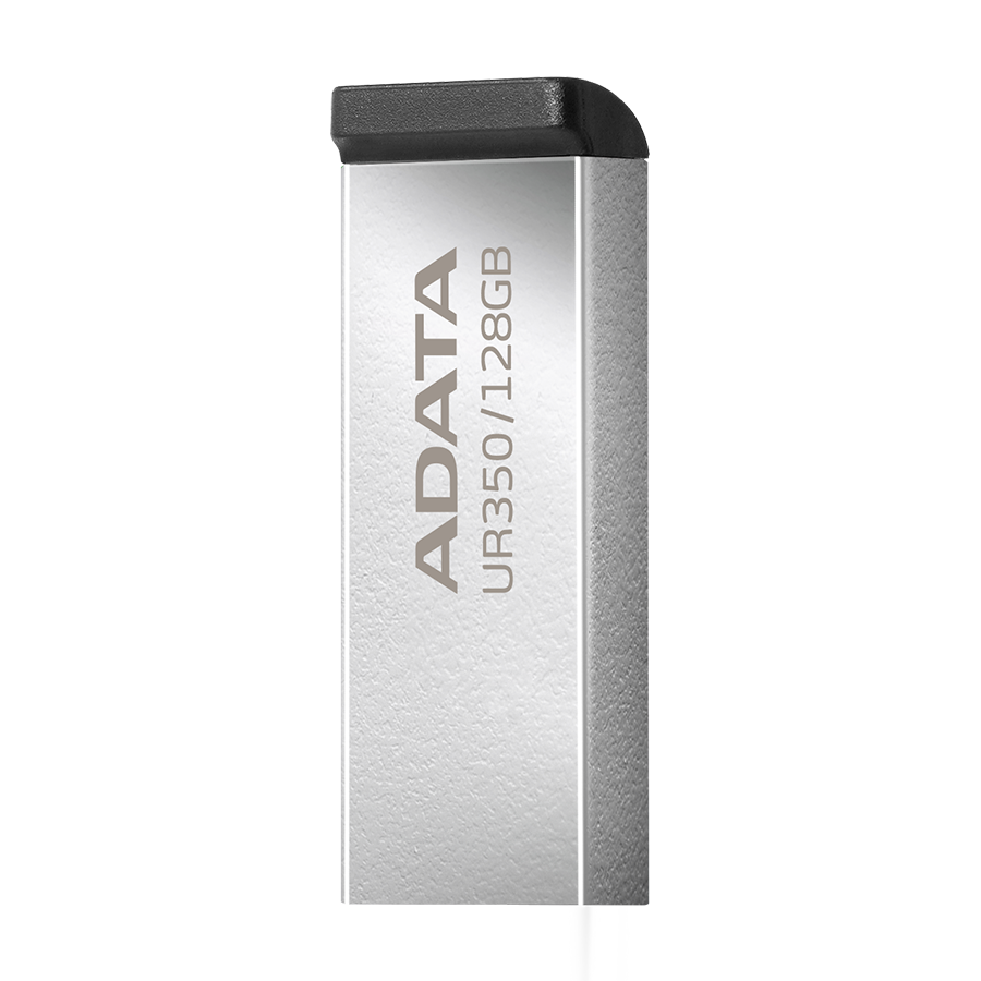 USB Memory stick Adata UFD 128GB, USB 3.2, Up to 100MB/s3 UR350-128G-RSR/BK Metal sa crnim rubom - Image 2