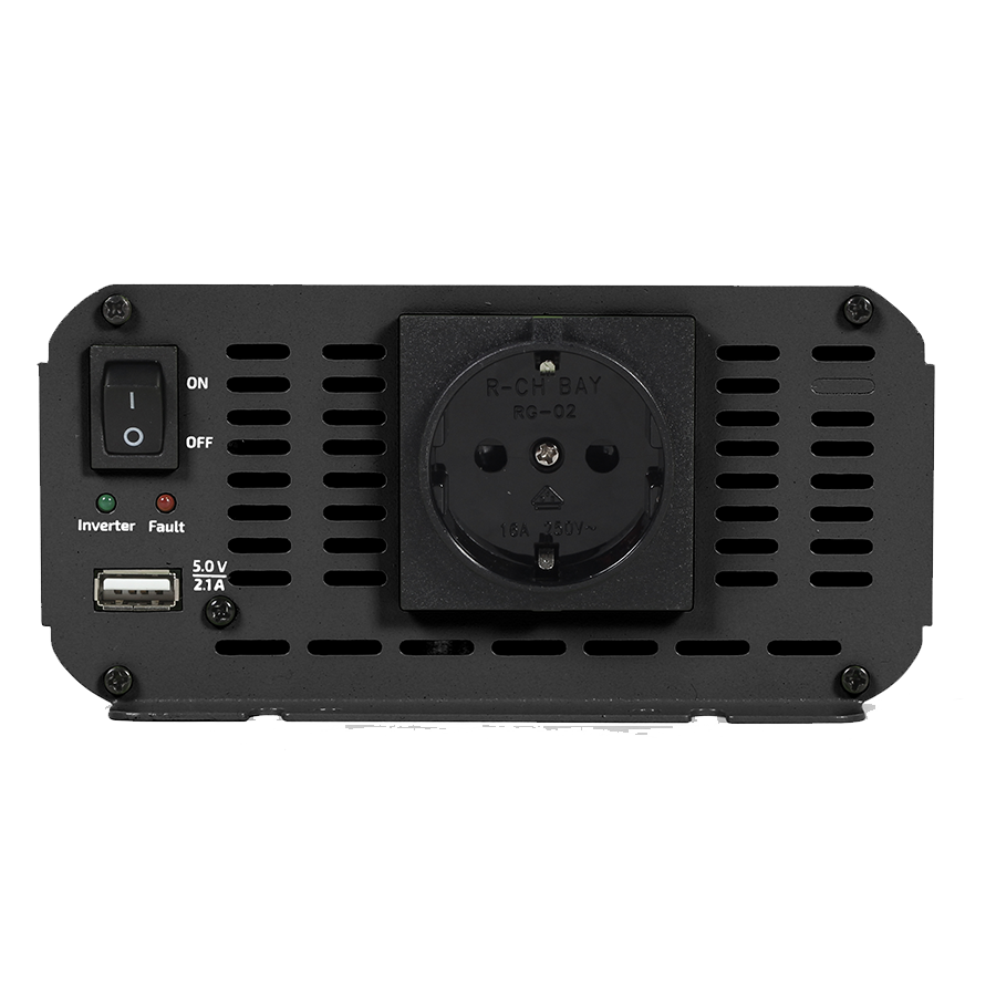 DC-AC inverter za auto GEMBIRD, in12Vout220V 800W EG-PWC800-01 - Image 2