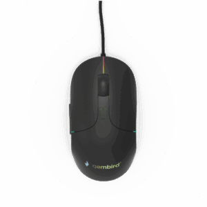 Miš GEMBIRD MUS-UL-02, USB, large size illuminated, black, 2400 dpi