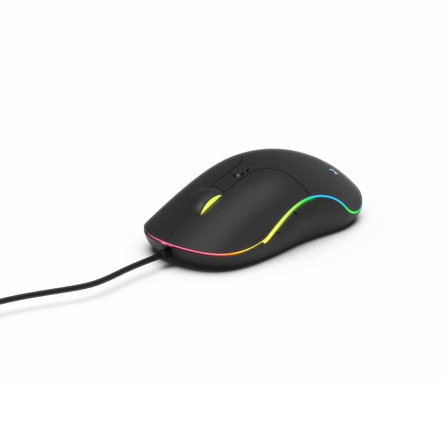 Miš GEMBIRD MUS-UL-02, USB, large size illuminated, black, 2400 dpi - Image 2