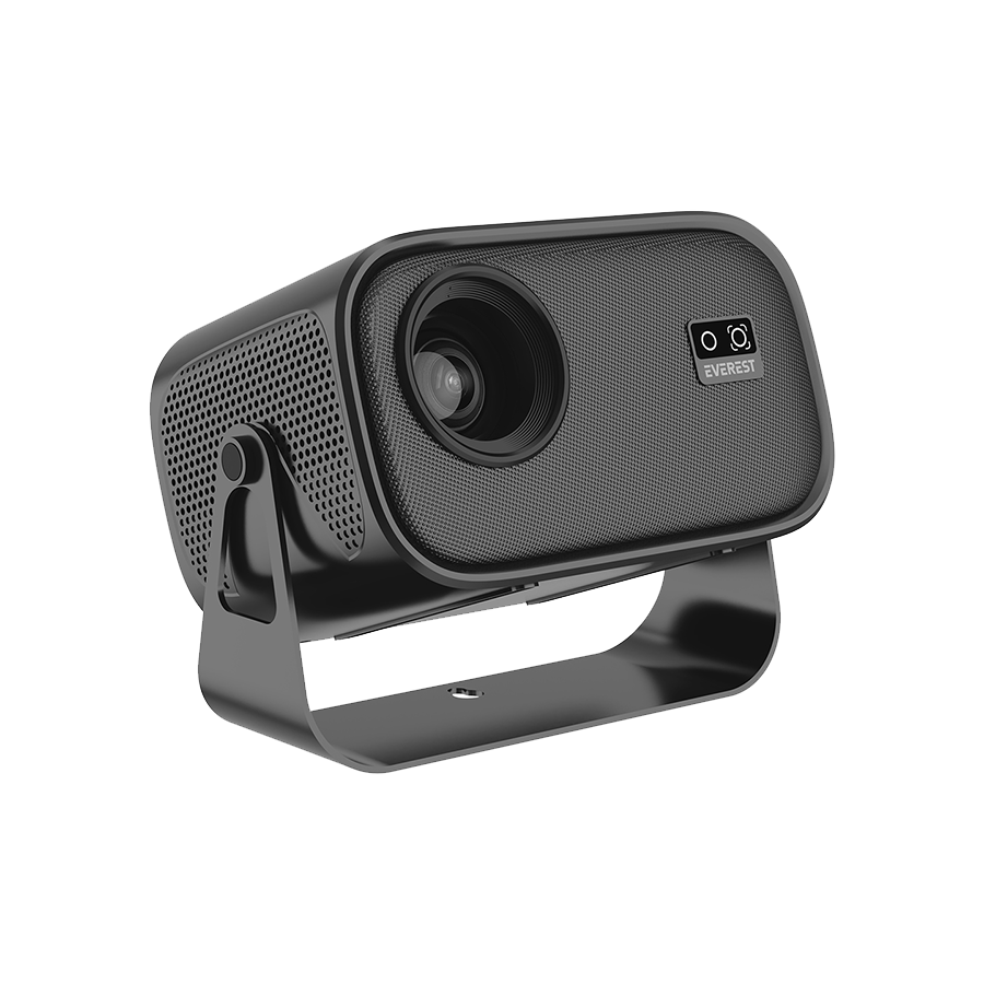 Projektor EVEREST PJ04 Pandora Black/Gray Portable 1280*720P 7500 Lumen 4K Supported Andriod 13 HD Projector, 39828 - Image 3
