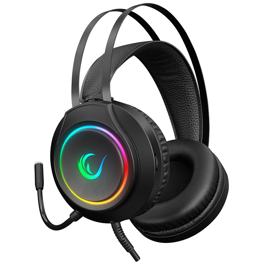 Slušalice sa mikrofonom gaming RAMPAGE RM-K45 ORBIT-S Black RGB Led 7.1 Gaming Headset with Microphone, 35150 - Image 2