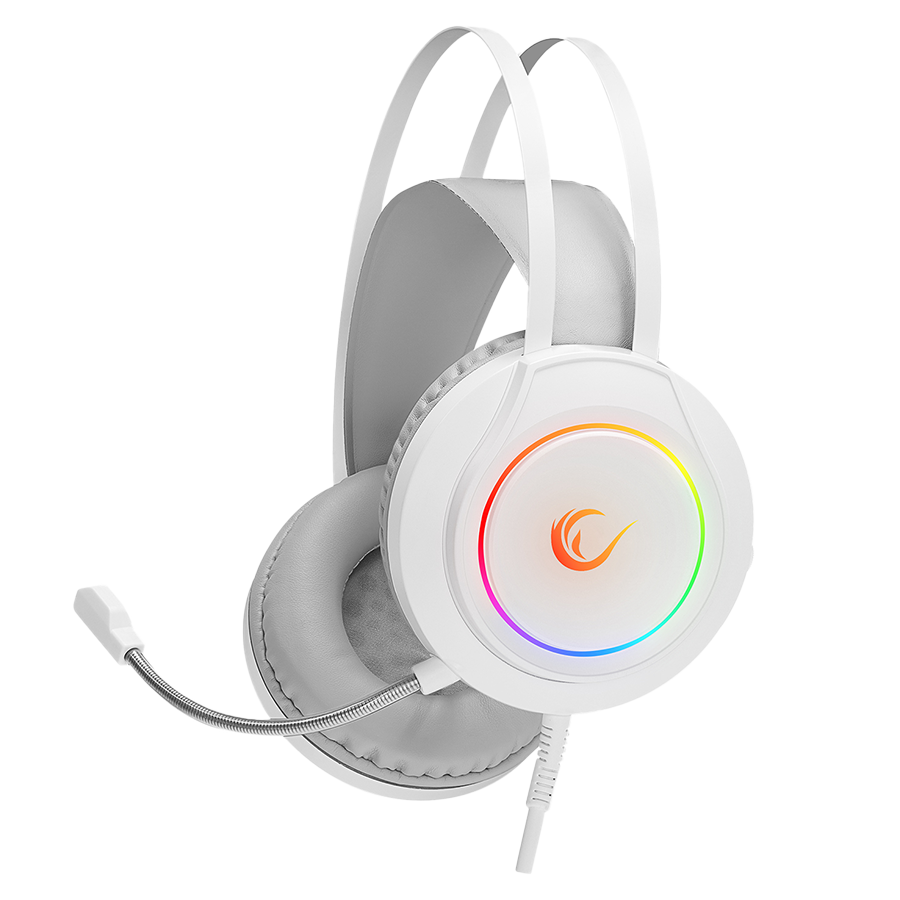 Slušalice sa mikrofonom gaming RAMPAGE RM-K45 ORBIT-S White RGB Led 7.1 Gaming Headset with Microphone, 40794