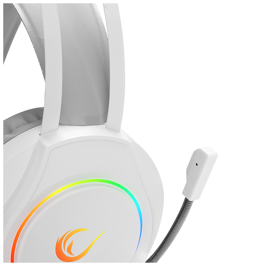 Slušalice sa mikrofonom gaming RAMPAGE RM-K45 ORBIT-S White RGB Led 7.1 Gaming Headset with Microphone, 40794 - Image 5