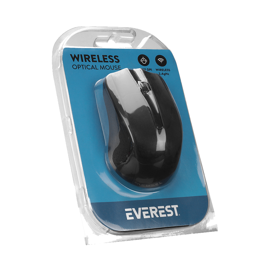 Miš Everest wireless SM-537 Usb Black 2.4 Ghz Mouse, 22337 - Image 4