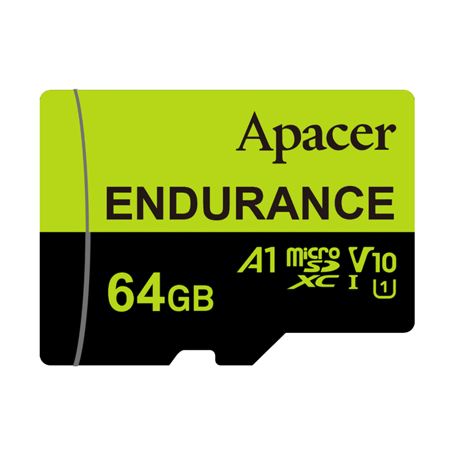 Micro SD card Apacer 64 GB Apacer Endurance microSDXC Read/Write up to 100 MB/s AP64GEDM1D05-R
