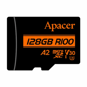Micro SD card Apacer microSDXC 128GB AP128GMCSX10U8-R Read/Write Speed (Up to) 100 MB/s