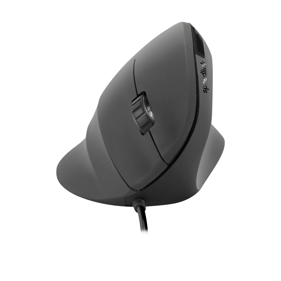Miš SPEEDLINK PIAVO Ergonomic Vertical Mouse - USB, rubber-black, SL-610019-RRBK