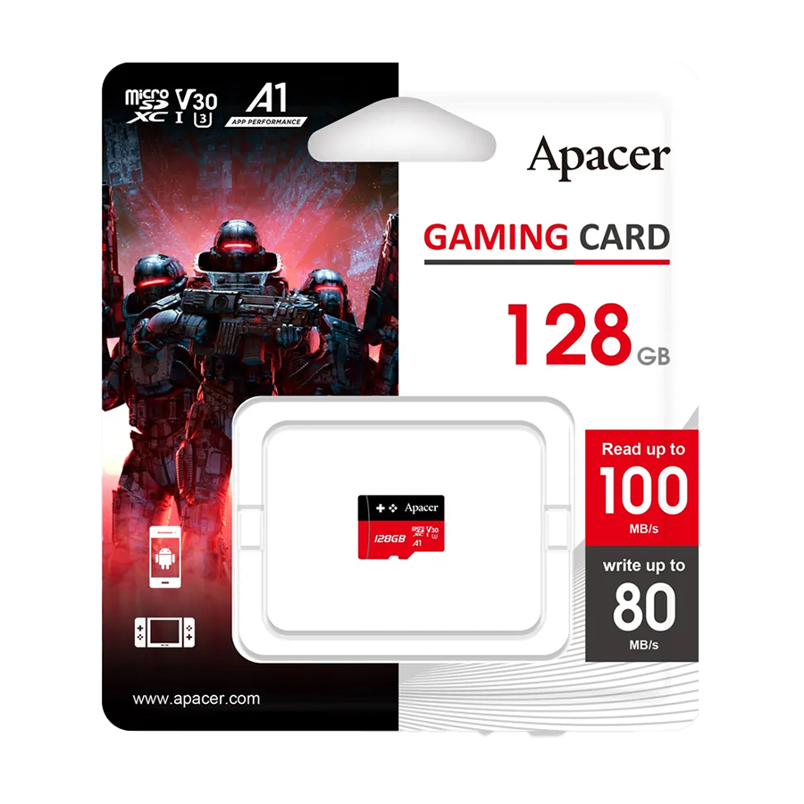 Micro SD card Apacer Gaming microSDXC 128GB AP128GMCSX10U7-RAGC - Image 2