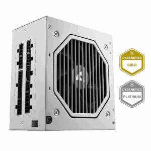 Napojna jedinica SHARKOON gaming Rebel P20 750W WHITE ATX 3.1, LLC+DC-to-DC, Fully-Modular, Cybenetics Gold