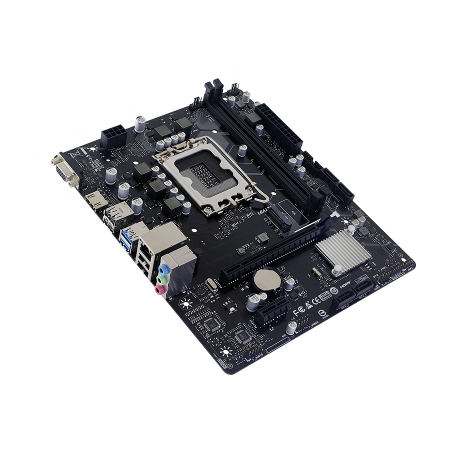 MB BIOSTAR H610MHC 2.0, mATX, Soc 1700, DDR4, M.2, LAN, HDMI, VGA - Image 2