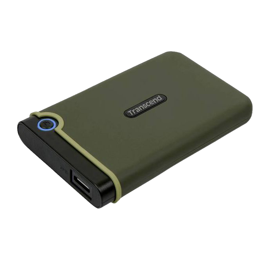 EXT.HDD 2TB Transcend 3.1 Gen 1 StoreJet 25M3G SJ25M3G Rugged External Hard Drive TS2TSJ25M3G Military Green