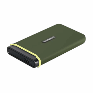 EXT.SSD 1TB Transcend Portable TS1TESD380C Up to 2000MB/s, PS5/PS4/Xbox/Smart TV, USB 3.2 Gen 2 (20Gbps) USB-C & USB-A Cable Portable SSD/Green