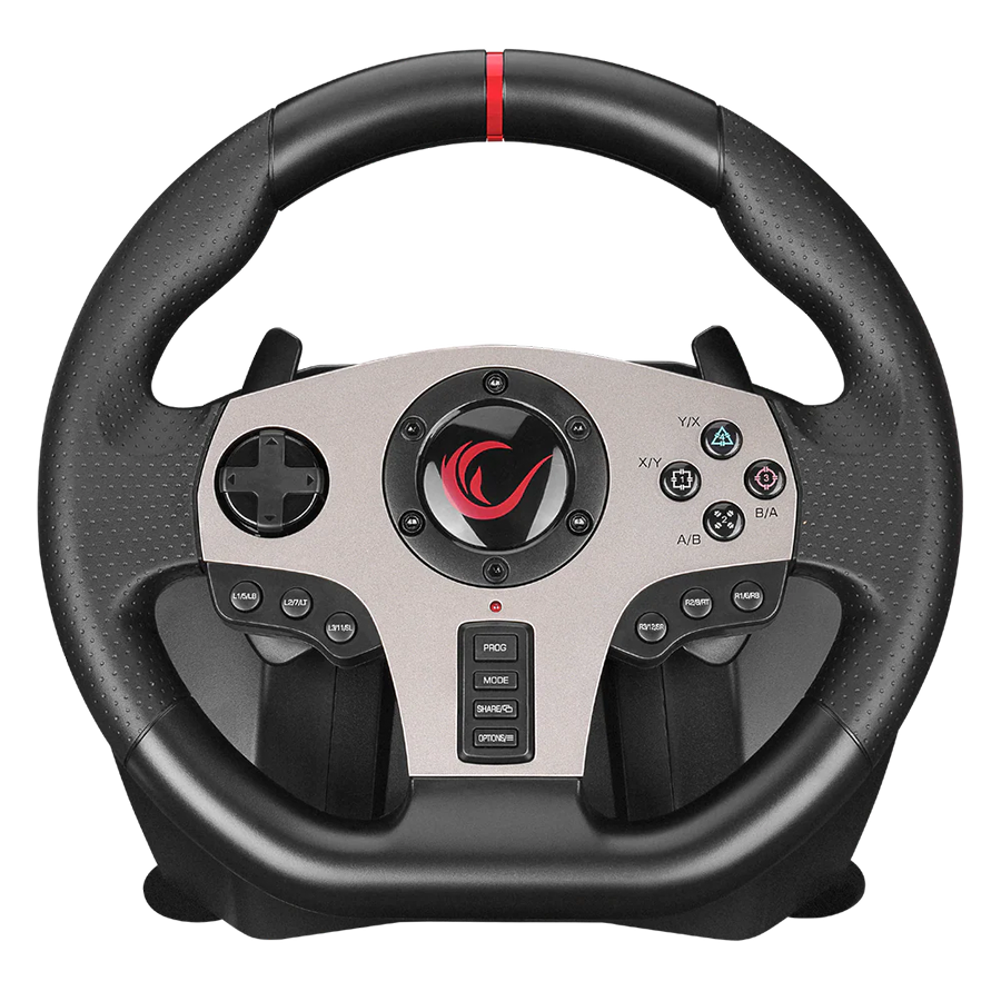 Volan pedale i shifter gaming RAMPAGE V902 PS3/PS4/PC/XBOXONE/XBOX360/SWITCH Steering Wheel - Image 2
