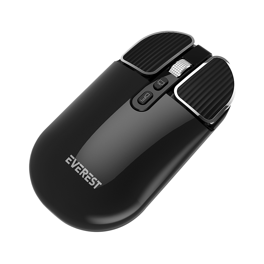 Miš Everest SM-620 2in1 Bluetooth 2,4GHz Charged Black Super Silent Silent Mobile 41158 - Image 4