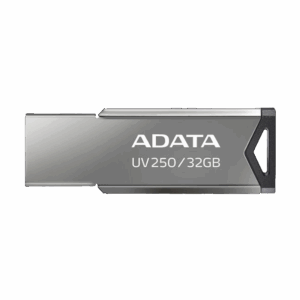 USB Memory stick Adata 32GB UV250 2.0 Silver Metal Style AUV250-32G-RBK