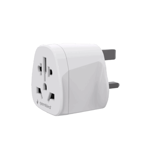 GEMBIRD univerzalni AC strujni adapter world to UK power adapter plug, 10 A, A-AC-UKMINTF