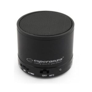 Zvučnik BLUETOOTH ESPERANZA FM RITMO, FM Radio, microSD, USB, black, EP115K