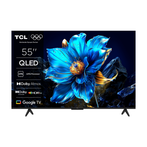 TCL 55″P7K 4K QLED TV 60Hz Google TV; HDR multi-format; HVA Panel; Game Master; Dolby Atmos;, 55P7K