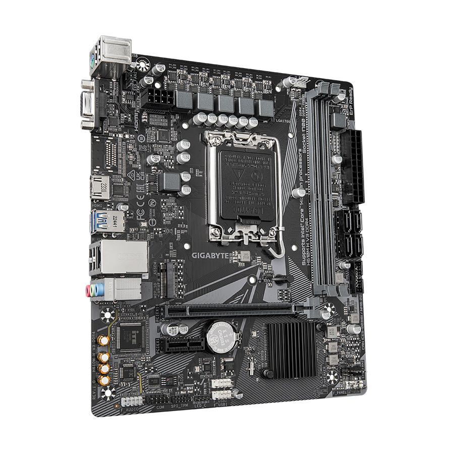 Gigabyte MB H610M H V3 DDR4 LGA1700; 2xDDR4; M.2, 4xSATA 6xUSB; VGA, HDMI; mATX - Image 2