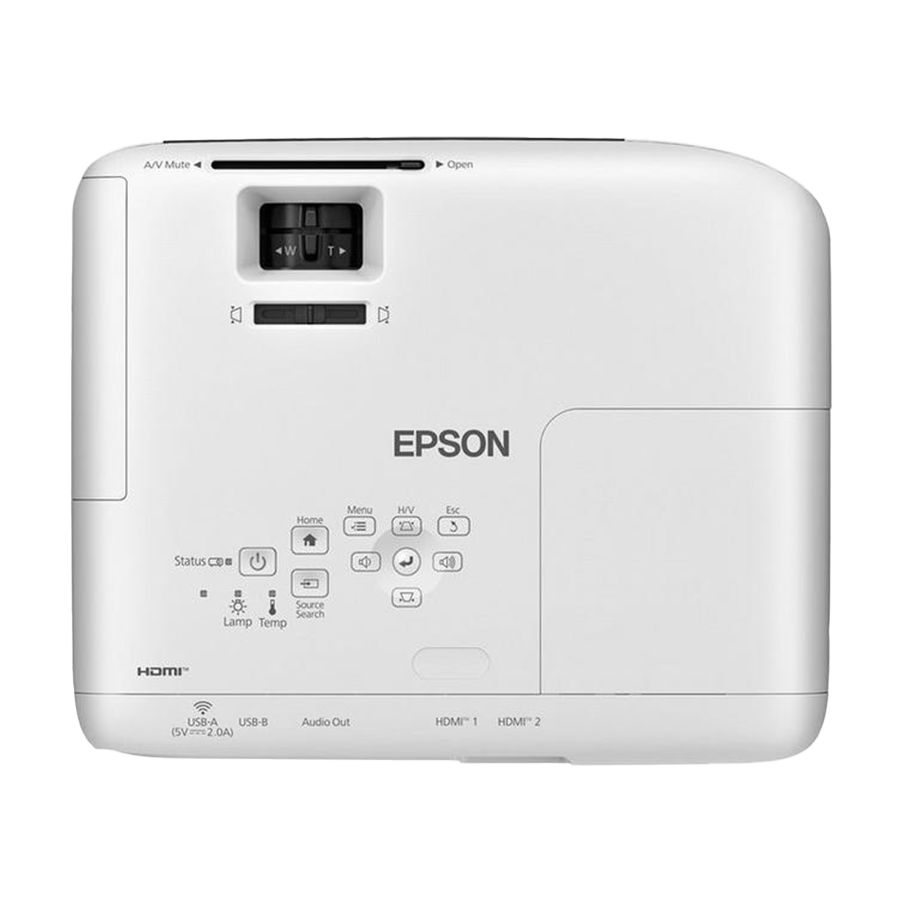 Projektor Epson EB-FH08 3LCD FullHD. kontrast 16.000 :1 3.600lum, Zvučnik 2W, 2xHDMI. USB. boja bijela - Image 3