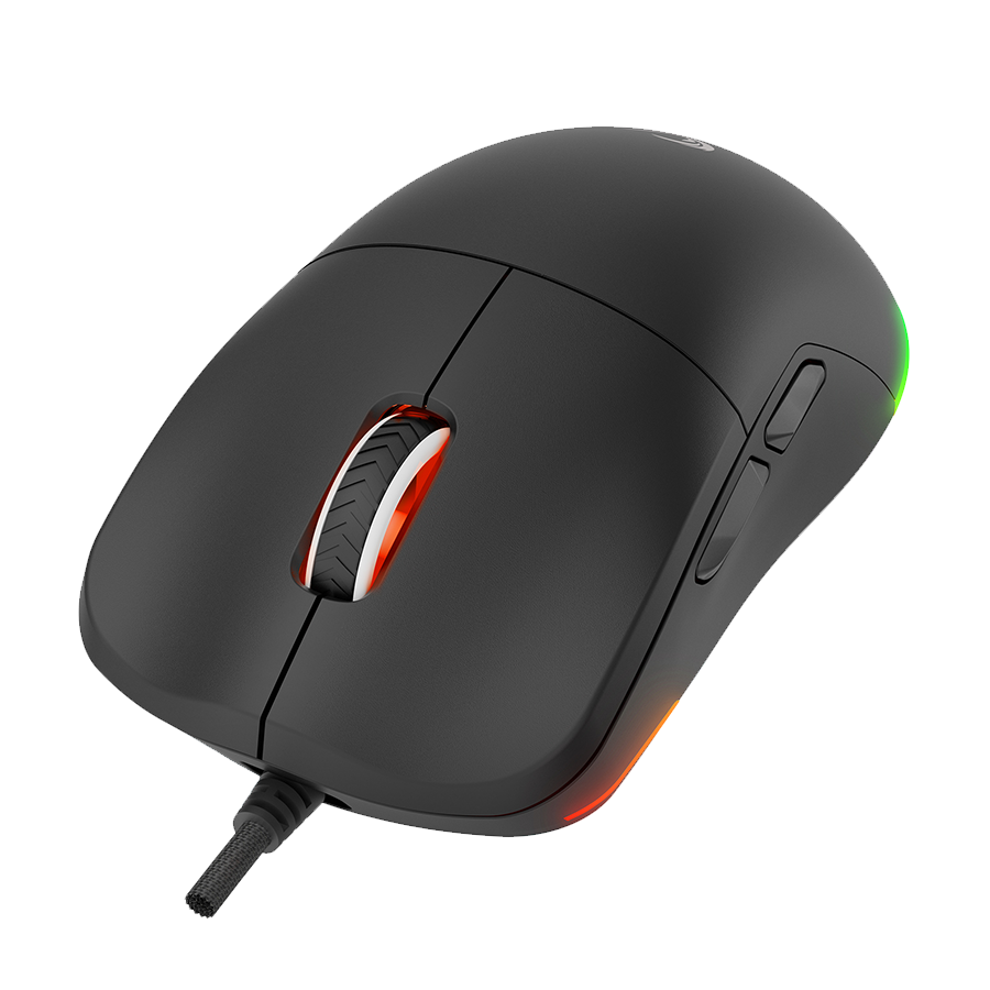 Miš gaming RAMPAGE BLINK Black 7 Macro Keys RGB 12800 DPI, 40072 - Image 6