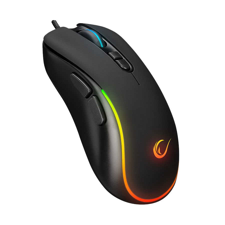 Miš gaming RAMPAGE SMX-R47 X-Jammer V2 USB Black RGB Light 12800 DPI 1000 Hz, 35086
