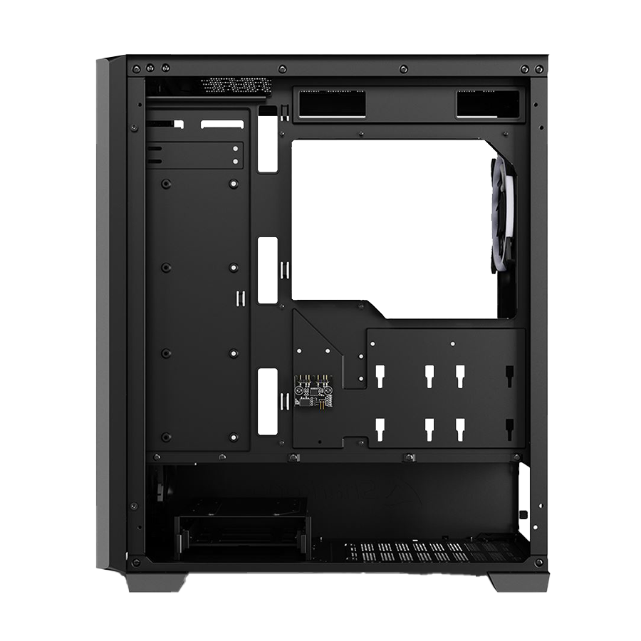 Kućište SHARKOON gaming, VS9 Black RGB ATX, Tempered Glass, ventilator 3x120mm - Image 6