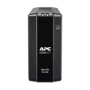 Back-UPS Pro APC, 650VA/390W, Tower, 230V, 6x IEC C13 utičnica, AVR, LCD, zamjenjiva baterija, BR650MI