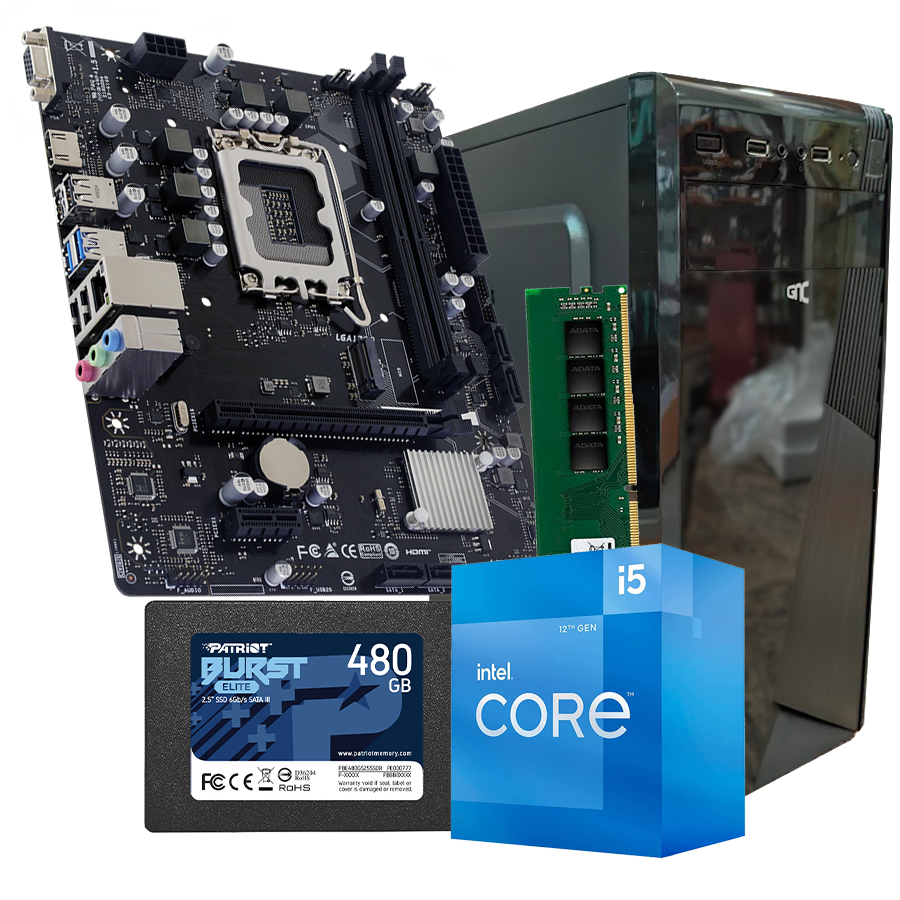 GNC BUSINESS 3 i5-12400 2.5GHz, MB H610, SSD 480GB, DDR4 16GB, Kucište office, WIN 11 PRO, OFFICE PRO PLUS 2019