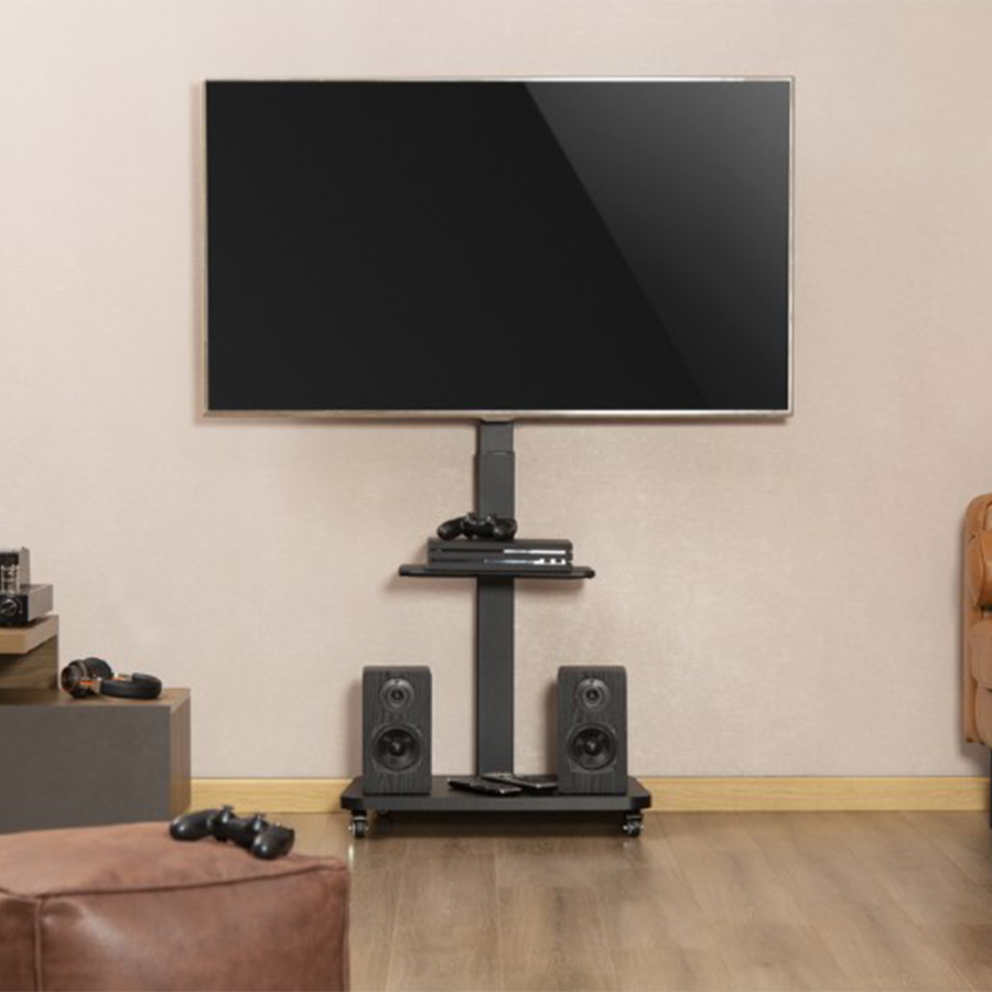 Nosač za TV na stalku na točkovima 37" - 75", TVS-75S-02 - Image 5