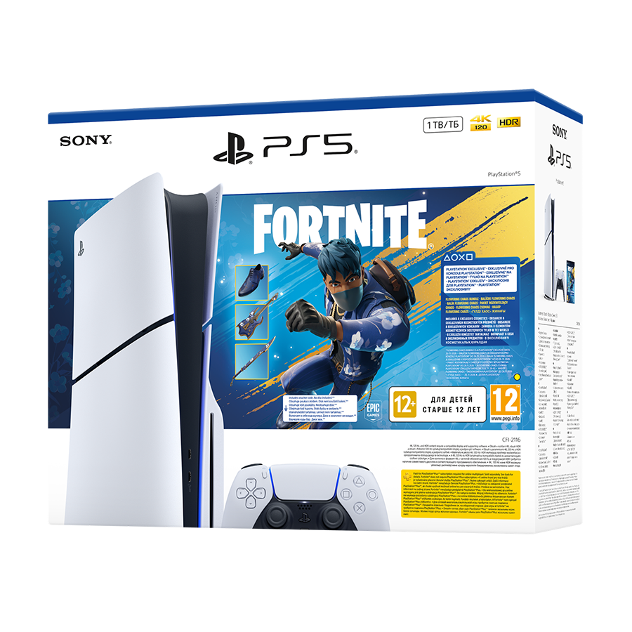 PlayStation 5 Slim E chassis + Fortnite Flowering Chaos VCH 1000049837 (disk ver.1TB) - Image 4