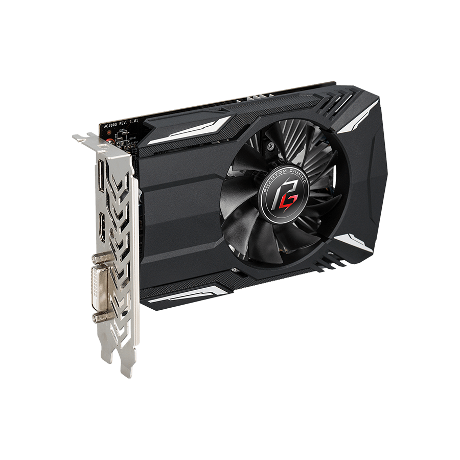 ASROCK Phantom Gaming RX550 4G AMD Radeon RX 550 4GB GDDR5 128bit DVI,HDMI,DP - Image 4
