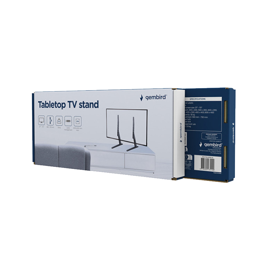 Stalak/Nogare za TV VESA GEMBIRD TVS-D70F-01 black, 37" - 70" - Image 5