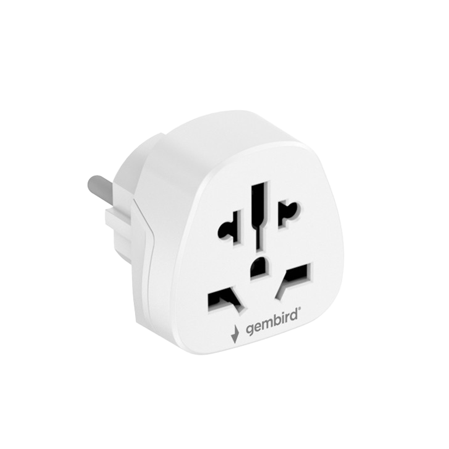GEMBIRD univerzalni AC strujni adapter World to EU power adapter plug, 15A, A-AC-EUMINTF - Image 2