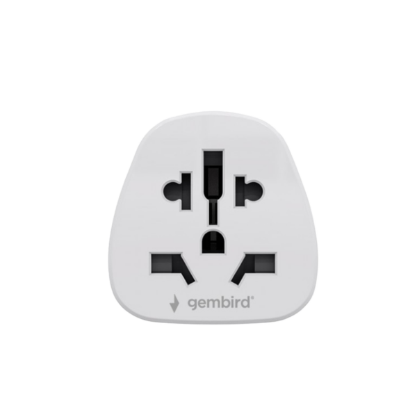 GEMBIRD univerzalni AC strujni adapter World to EU power adapter plug, 15A, A-AC-EUMINTF slika 4