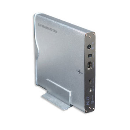 Kućište za externi 5,25" DVD MANHATTAN, Slim IDE, USB+FireWire, 702928 - Image 2