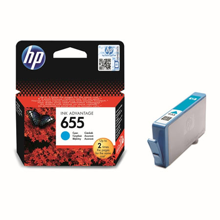 Tinta HP CZ110AE HP 655 CYAN - Image 2
