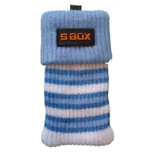 Čarapica za mobilni telefon SBOX MCF-S13 plavo-bijela 65x100mm