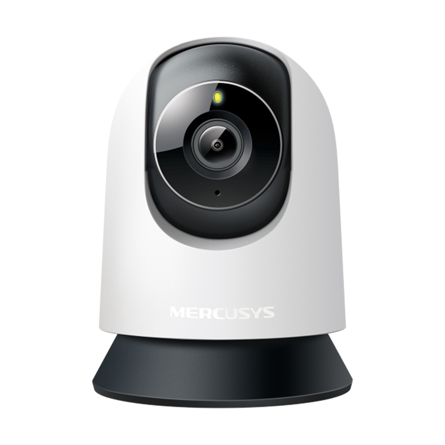 Mercusys MC210 Pan/Tilt Home Security Wi-Fi Camera, 2K (2304x1296), 2.4 GHz, Horizontal 360, Pan/Tilt, Smart Detection and Notifications (motion, pers
