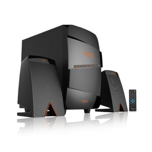 Zvučnici 2.1 gaming Mikado MD-671BT 2 + 1 40W RMS Black Usb + SD + Fm SupportedMultimedia Bluetooth Speaker, 22077