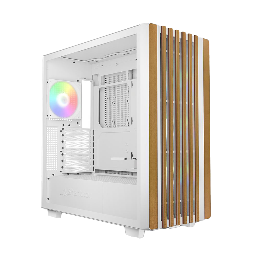 Kućište SHARKOON gaming, Rebel C70G RGB ATX White, ventilator 4x120mm - Image 5