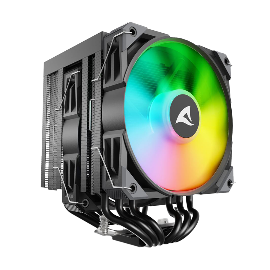 CPU hladnjak Sharkoon A60 RGB Black Air Cooler Intel AMD