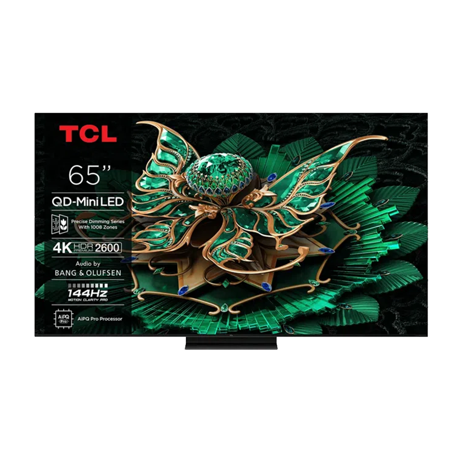 TCL 65"C7K 4K QD-Mini LED TV 144Hz GoogleTV GameMaster Audio BANG&OLUFSEN HDR Premium 65C7K